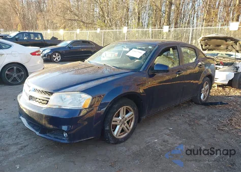 2013 Dodge Avenger Sxt from USA, damaged, VIN 1C3CDZCB5DN603686